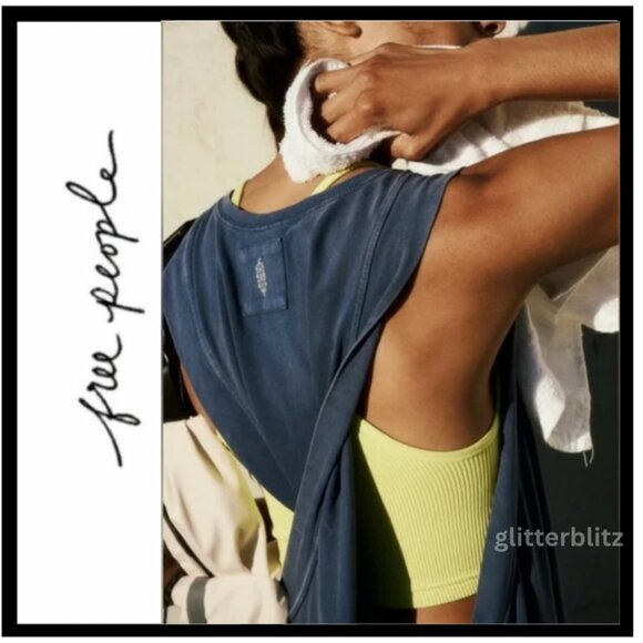 Free People Hot Shot Onesie Twisted in Navy Marin ๐ Factory Sealed - Picture 1 of 9